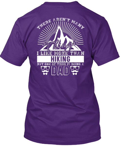 I Like More Than Hiking T Shirt, Being A Dad T Shirt
