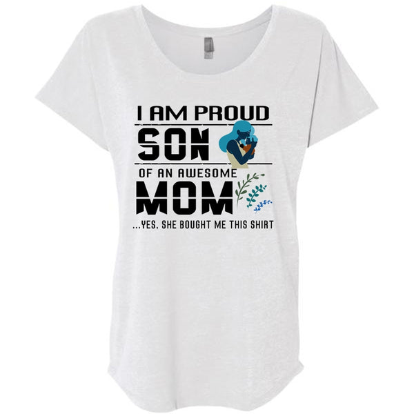 I Am Proud Son Of An Awesome Mom T Shirt, Mother's Day T Shirt