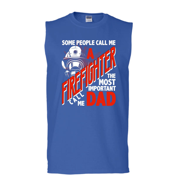 Forget The Fire Truck T Shirt, Ride The Firefighter T Shirt, Cool T Shirt (Men's Cotton Sleeveless)