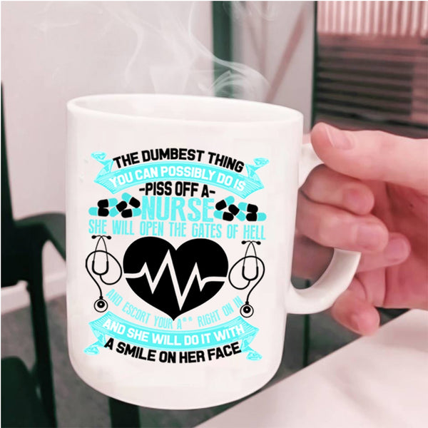 Awesome Gift For Nurse Coffee Mug, Funny Nurses Cup