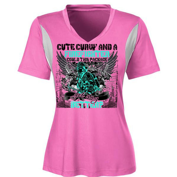 Cute Curvy And A Firefighter T Shirt, I Love Firefighter T Shirt, Awesome T-Shirts