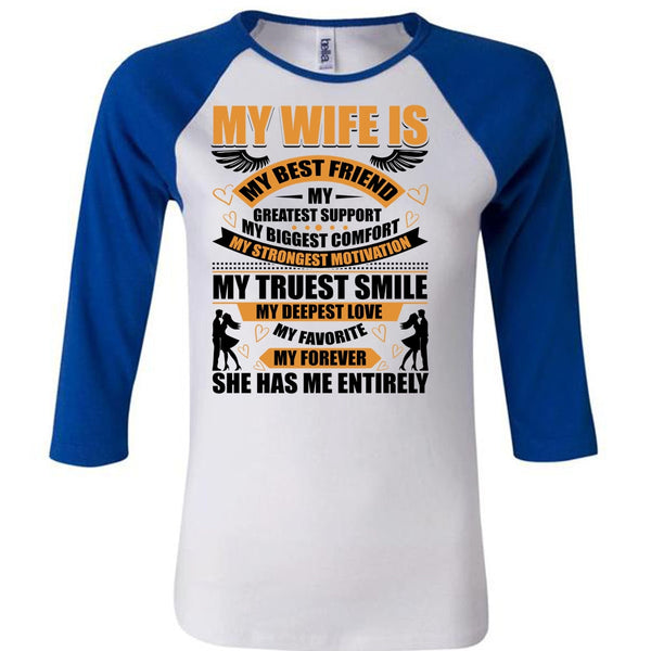 My Wife Is My Best Friend T Shirt, I Love Wife T Shirt, Awesome T-Shirts