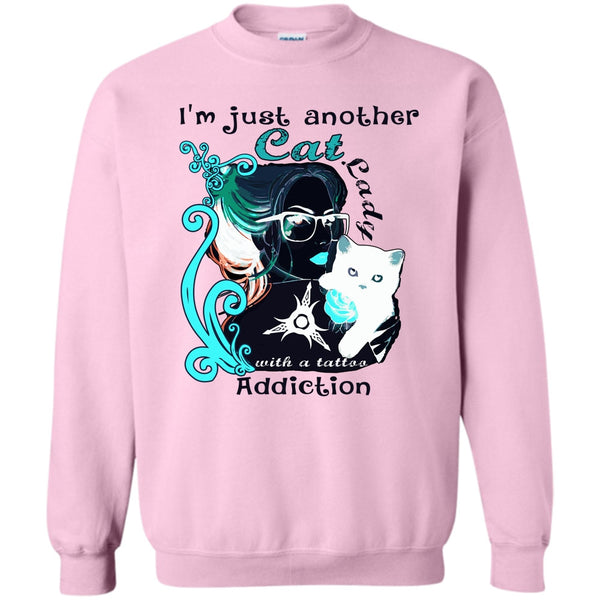Coolest Cat Lady T Shirt, I'm Just Another Cat Lady Sweatshirt