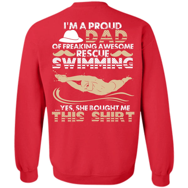 I Love Swimming T Shirt, Rescue Swimming Sweatshirt