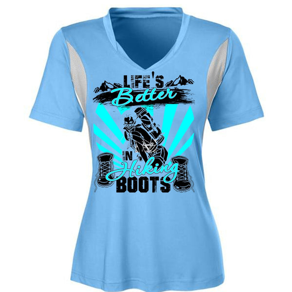 Life's Better In Hiking Boots T Shirt, I Love Hiking T Shirt, Awesome T-Shirts