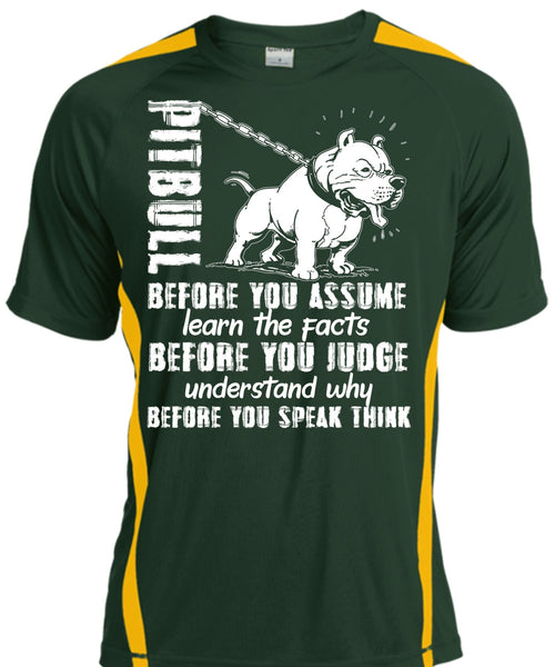 Pit Bull Before You Assume T Shirt, My Life T Shirt, Cool Shirt