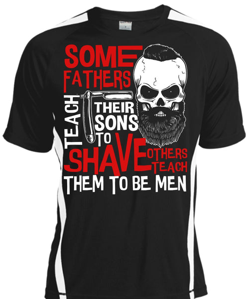 A black t-shirt with the shopify logo