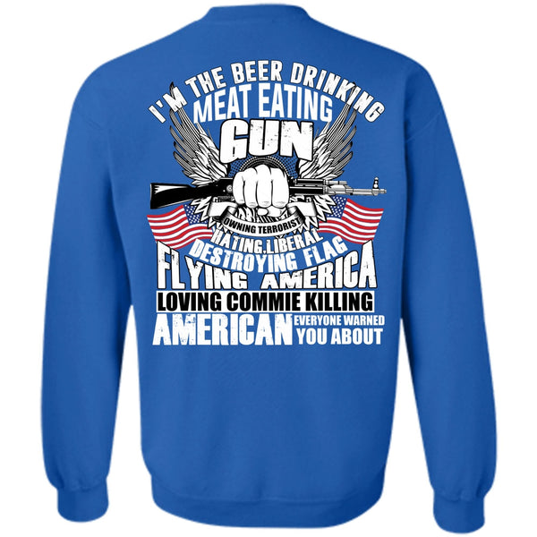 Flying America T Shirt, I Love Gun Sweatshirt