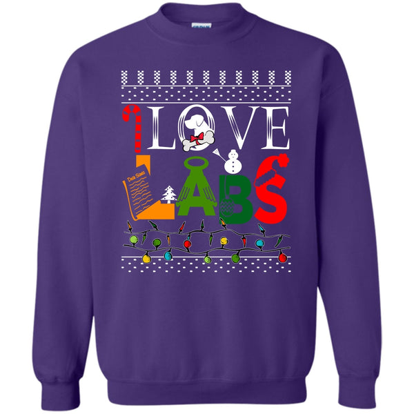 Coolest Labs Lover T Shirt, Dog Merry Christmas Sweatshirt