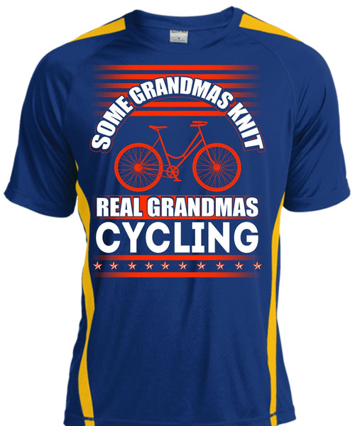 Some Grandmas Knit T Shirt, Real Grandmas Cycling T Shirt, Cool Shirt