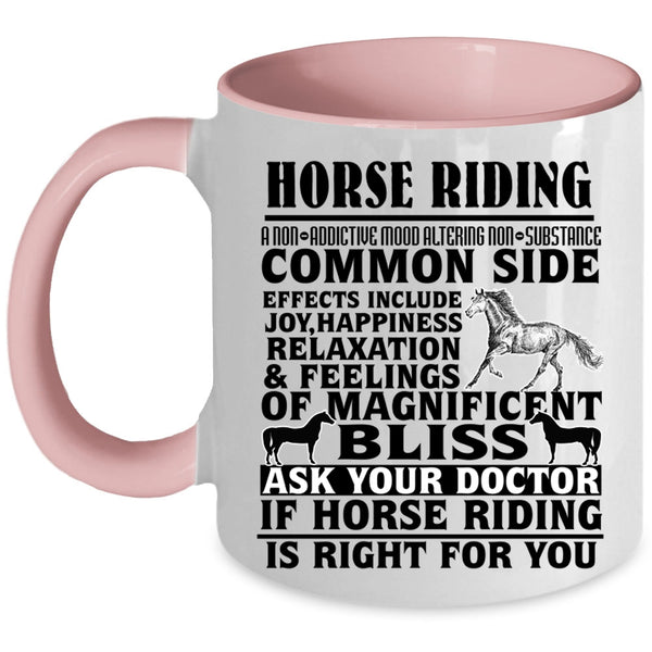 Cool Gift For Equestrian Coffee Mug, Horse Riding Accent Mug
