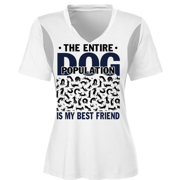 The Entire Dog Population Is My Best Friend T Shirt, I Love My Dog T Shirt, Awesome T-Shirts
