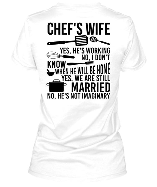 Chef's Wife T Shirt, I Love Wife T Shirt