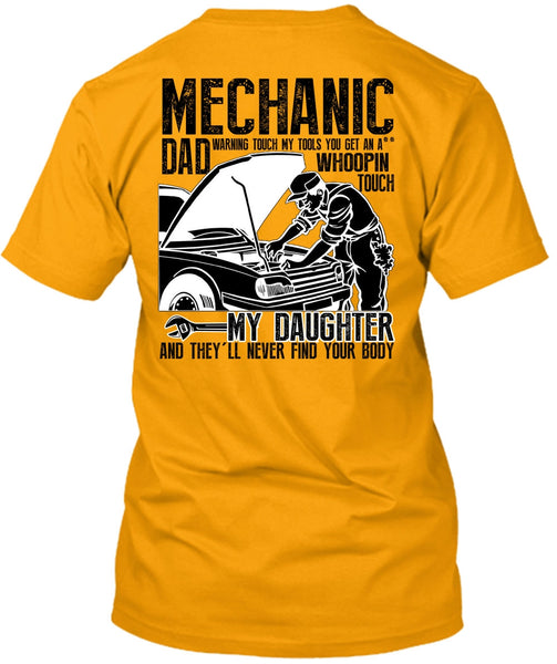 Mechanic Dad T Shirt, I Love Mechanic T Shirt
