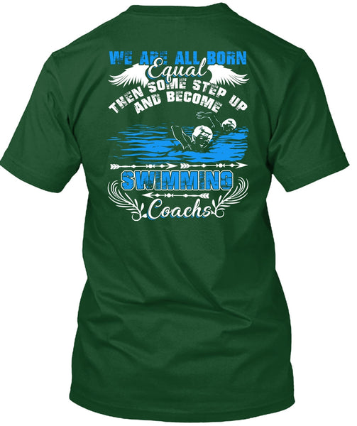 Become Swimming Coach T Shirt, I Love Swimming T Shirt