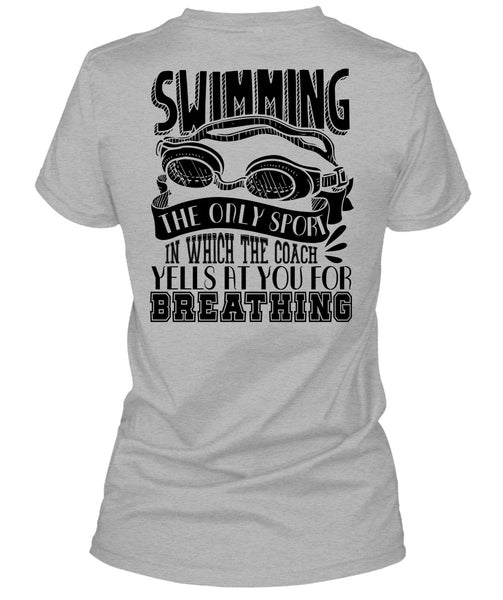 Swimming The Only Sport T Shirt, I Love Swimmer T Shirt