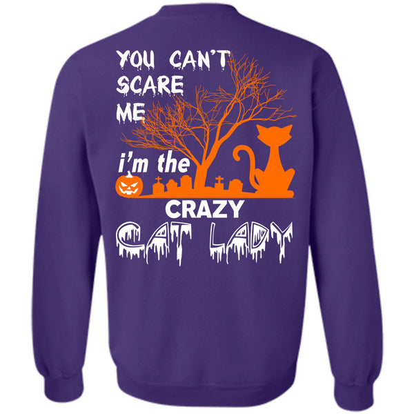 I'm The Crazy Cat Lady T Shirt, Wait For Halloween Sweatshirt