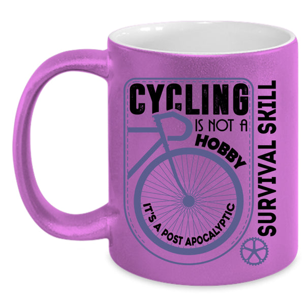 I Love Cycling Coffee Mug, Cycling Accent Mug
