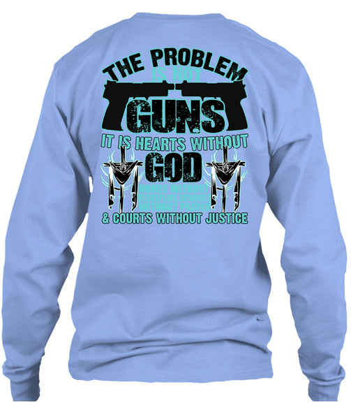 The Problem Is Not Guns T Shirt, I Love Veteran T Shirt