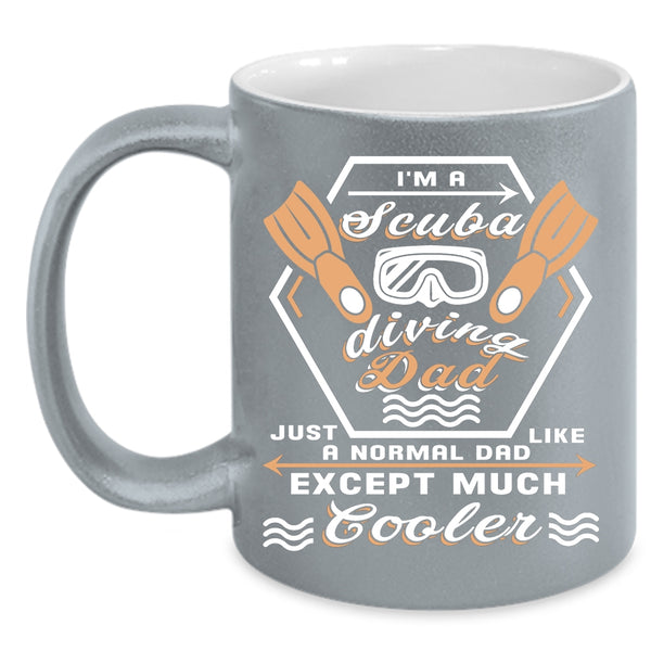 I'm A Scuba Diving Dad Coffee Mug, Awesome Dad Coffee Cup