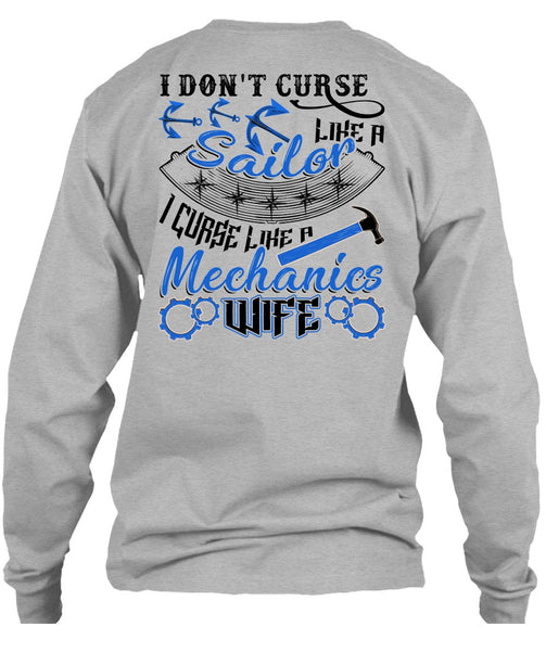 I Don't Curse Like A Sailor T Shirt, I Love Wife T Shirt