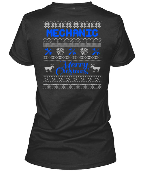 Mechanic Merry Christmas T Shirt, Being A Mechanic T Shirt