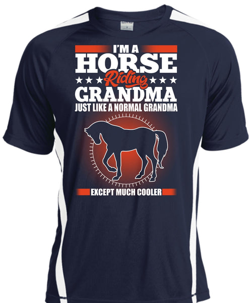 I'm A Horse Riding Grandma T Shirt, Normal Grandma T Shirt, Cool Shirt