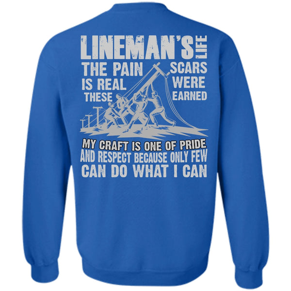 The Pain Is Real T Shirt, I Love Lineman Sweatshirt
