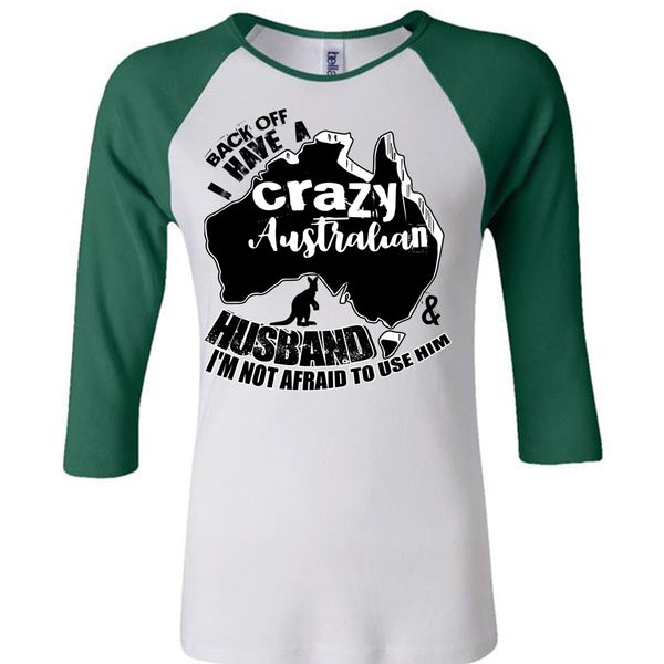 Crazy Australian Husband T Shirt, I Love Husband T Shirt, Awesome T-Shirts