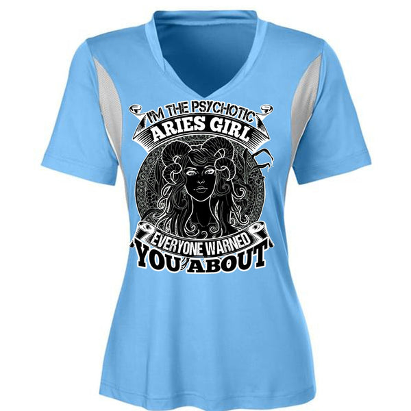 I'm The Psychotic Aries Girl T Shirt, I Love Aries T Shirt, Awesome T-Shirts