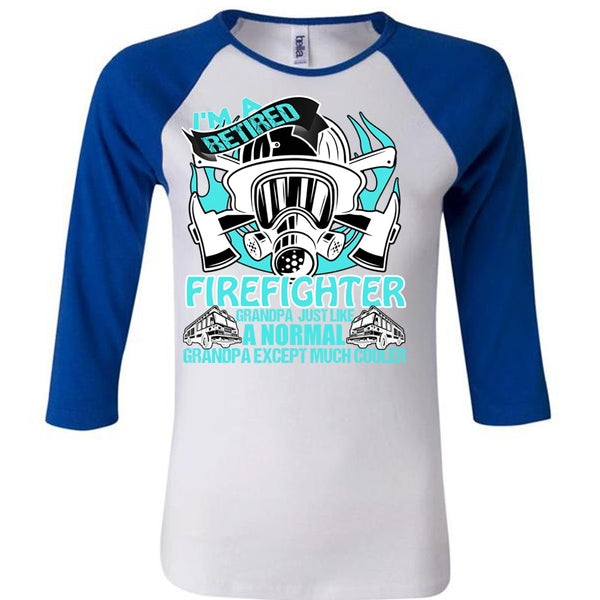 I'm A Retired Firefighter Grandpa T Shirt, I Love Firefighter T Shirt, Awesome T-Shirts