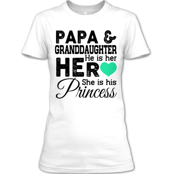 Papa & Daughter T Shirt, Best Dad Ever T Shirt