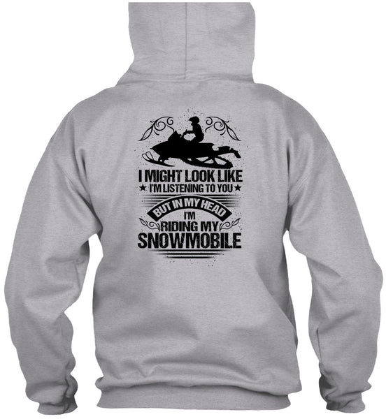 I'm Riding My Snowmobile T Shirt, I Love Snowmobile T Shirt