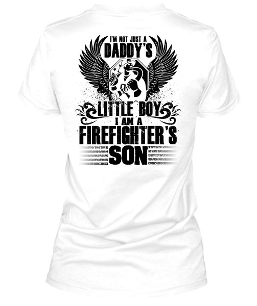 Daddy's Little Boy T Shirt, I Love Firefighter T Shirt