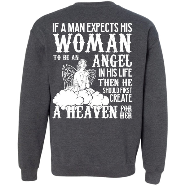 Create A Heaven T Shirt, I Love Wife Sweatshirt