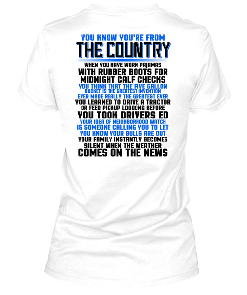 You're From The Country T Shirt, I Love Veteran T Shirt