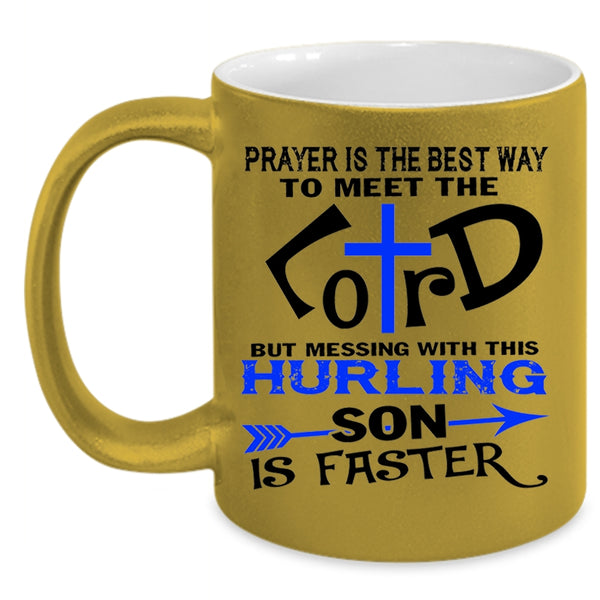 Awesome Hurling Son Coffee Mug, Don't Mess With This Hurling Son Accent Mug