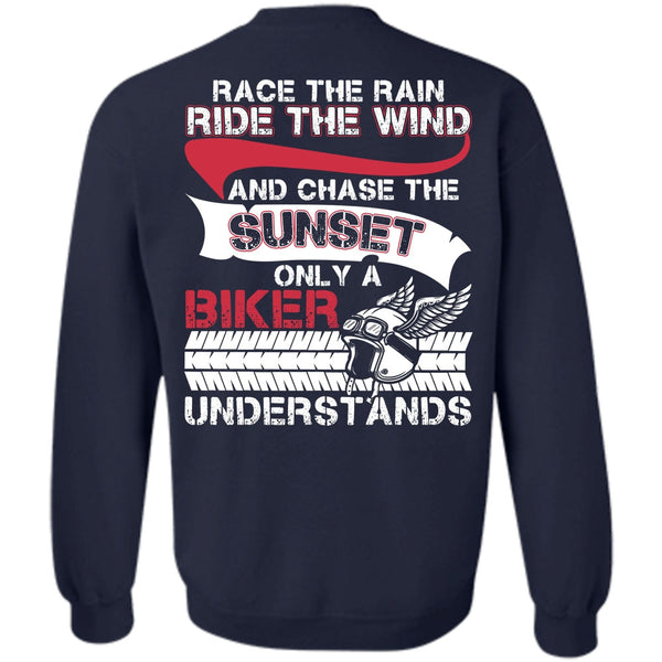 Ride The Wind T Shirt, I Love Biker Sweatshirt