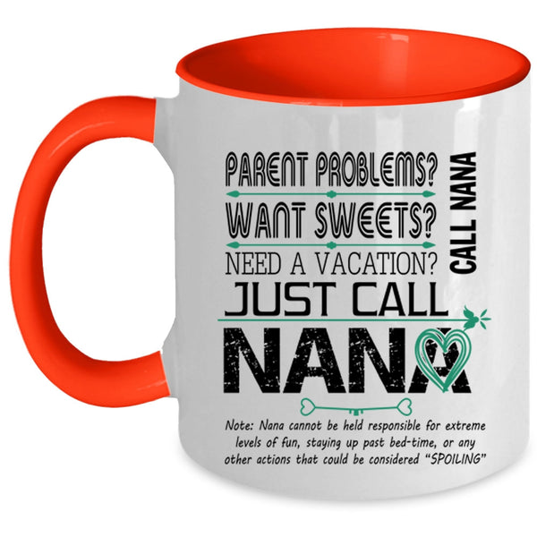 I Love Being A Nana Coffee Mug, Happiness Is Being A Nana Accent Mug