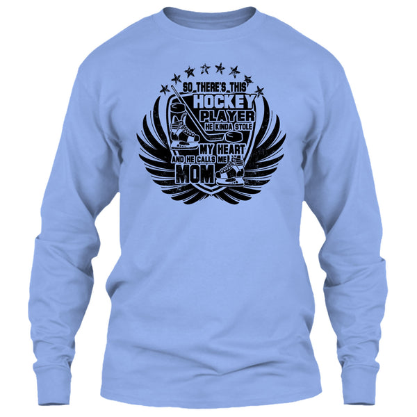There's This Hockey Player T Shirt, Coolest Hockey Mom T Shirt