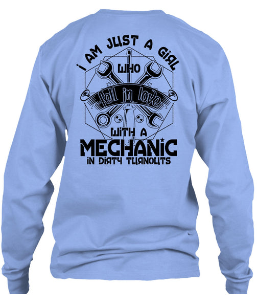 I Am Just A Girl T Shirt, I Love Mechanic T Shirt