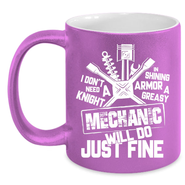 Mechanic Will Do Just Fine Coffee Mug, Funny Mechanics Coffee Cup