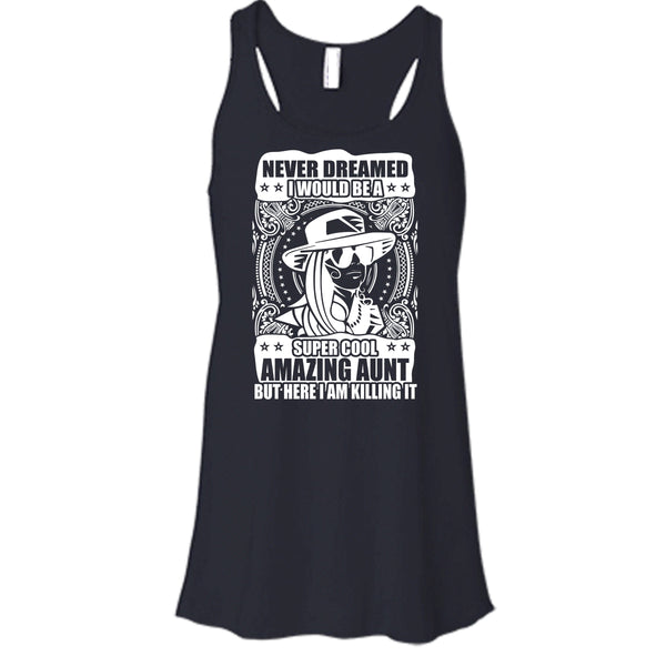 Cool Amazing Aunt T Shirt, Coolest Aunt Tank Top