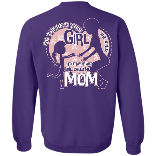 Being A Mom T Shirt, She Kinda Stole My Heart Sweatshirt