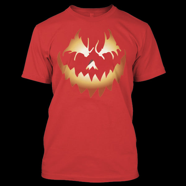 A black t-shirt with the shopify logo