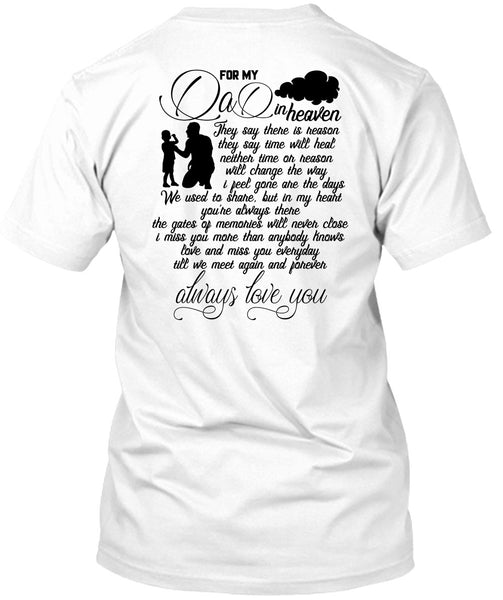 A black t-shirt with the shopify logo