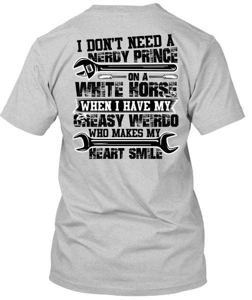 Makes My Heart Smile T Shirt, I Love Mechanic T Shirt