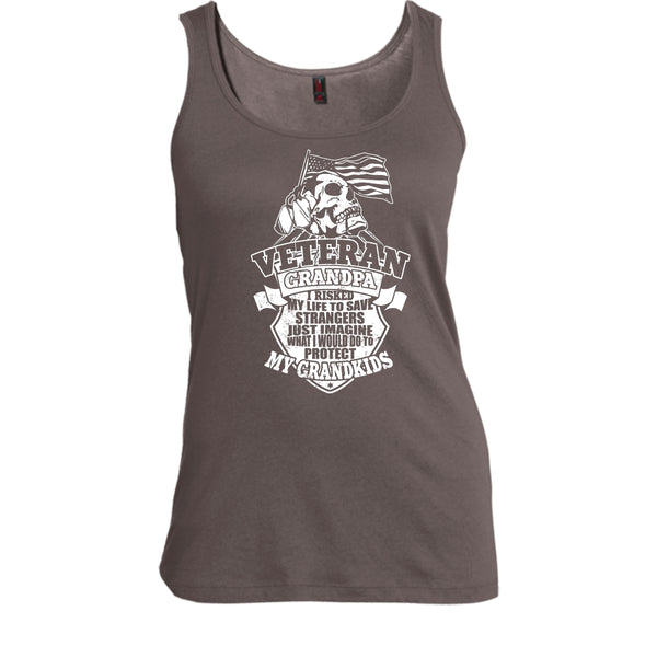 Veteran Grandpa T Shirt, I Am a Veteran Grandpa Tank Top