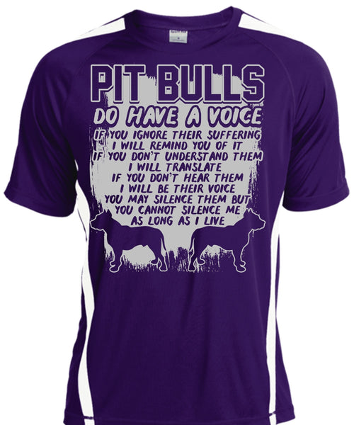 Pit Bulls Do Have A Voice T Shirt, I Will Translate T Shirt, Cool Shirt