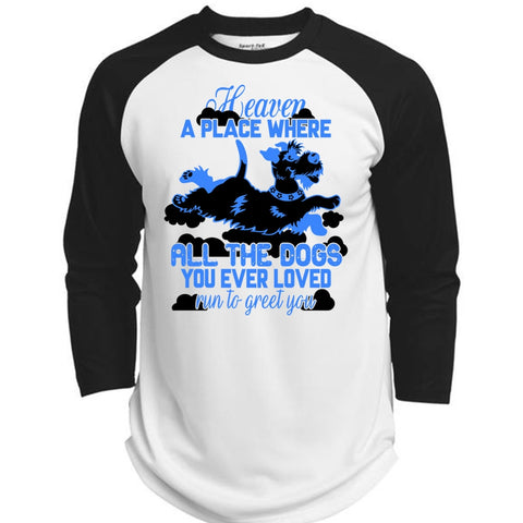 A black t-shirt with the shopify logo